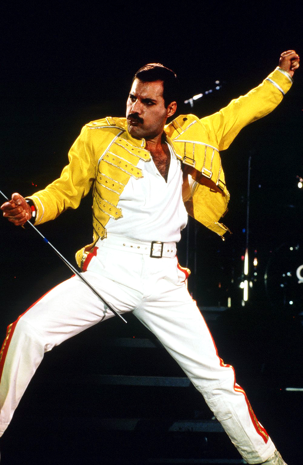  Freddie  Mercury  Replica Yellow Jacket Costume at Wembley 
